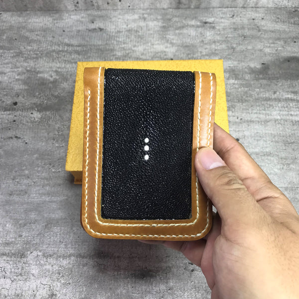 Genuine Stingray Skin→ Sting Ray Leather Wallet 02