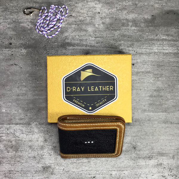 Genuine Stingray Skin→ Sting Ray Leather Wallet 02