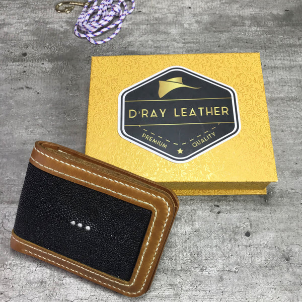 Genuine Stingray Skin→ Sting Ray Leather Wallet 02
