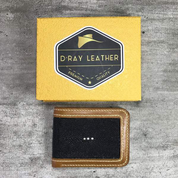 Genuine Stingray Skin→ Sting Ray Leather Wallet 02