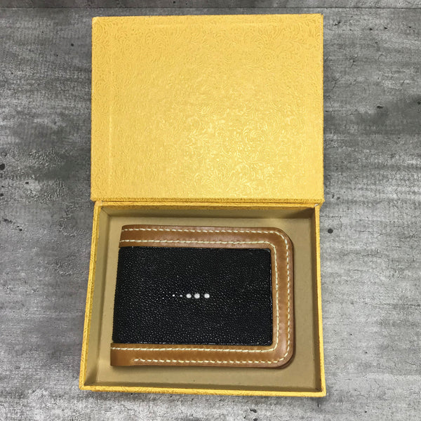 Genuine Stingray Skin→ Sting Ray Leather Wallet 02
