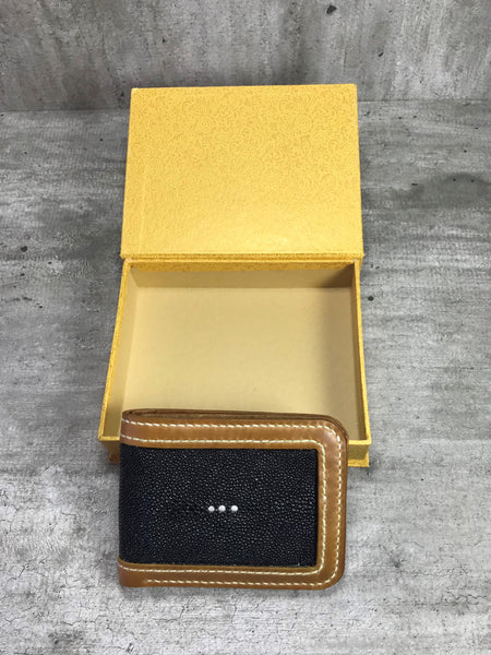 Genuine Stingray Skin→ Sting Ray Leather Wallet 02