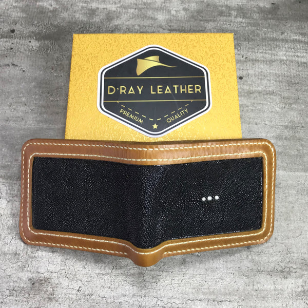 Genuine Stingray Skin→ Sting Ray Leather Wallet 02