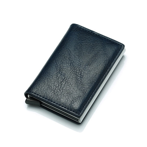 DIENQI Rfid Card Holder Men Wallets Money Bag Male Vintage Black Short Purse 2019 Small Leather Slim Wallets Mini Wallets Thin